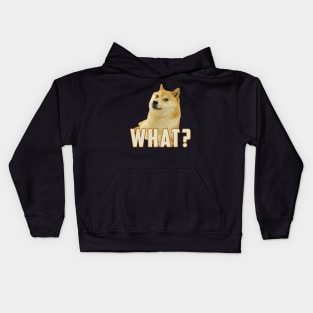 what dog Meme: Funny newest sarcastic dog meme for dogs lover Kids Hoodie